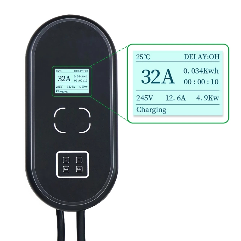 32A1phase EVSE Wallbox EV car charger Electric vehicle charging station ...